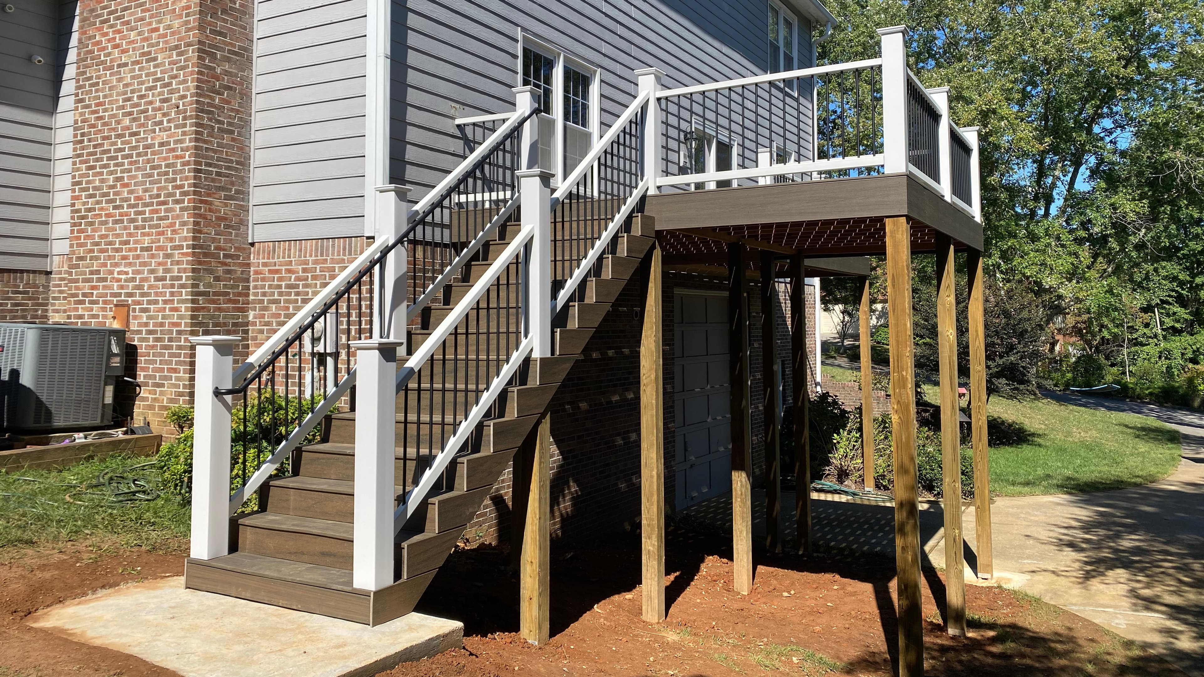 Cascade composite deck front view